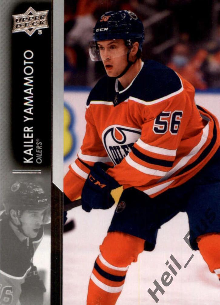 Хоккей. Карточка Kailer Yamamoto/Кайлер Ямамото Edmonton Oilers/Эдмонтон НХЛ/NHL
