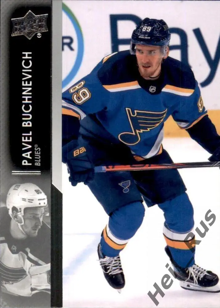 Карточка Павел Бучневич (St. Louis Blues/Сент-Луис, Северсталь, СКА) НХЛ/NHL/КХЛ