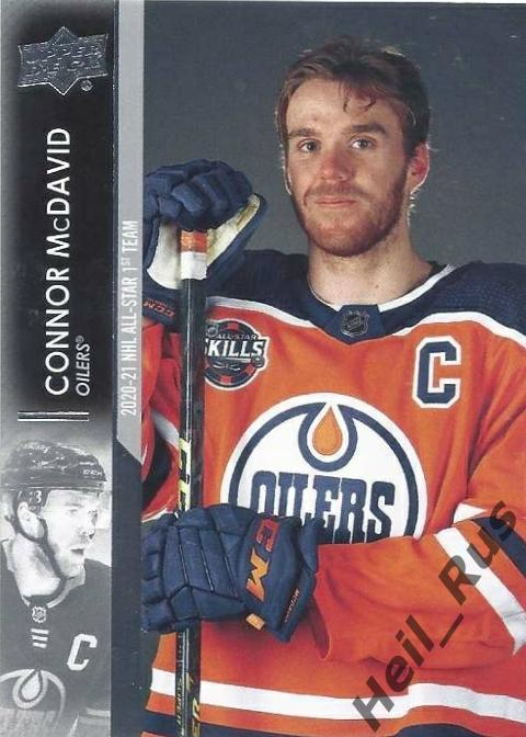 Хоккей. Карточка Connor McDavid/Коннор Макдэвид Edmonton Oilers/Эдмонтон НХЛ/NHL