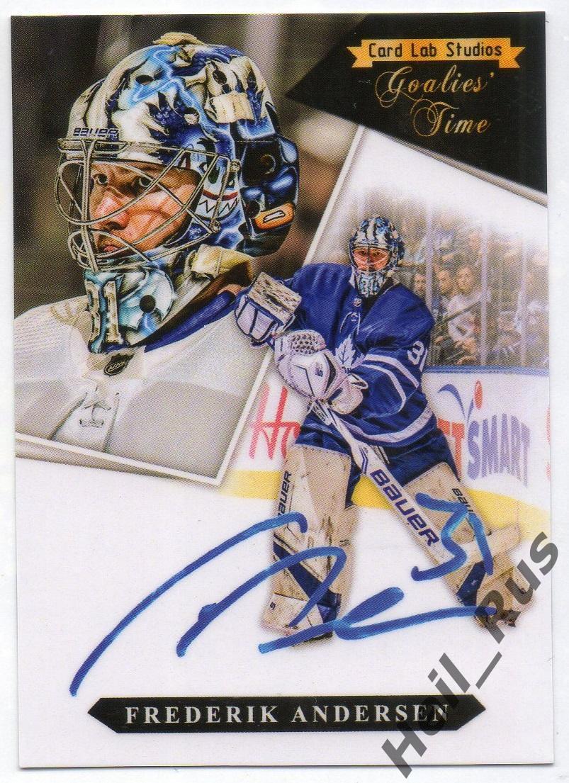Карточка Frederik Andersen/Фредерик Андерсен Toronto Maple Leafs/Торонто НХЛ/NHL