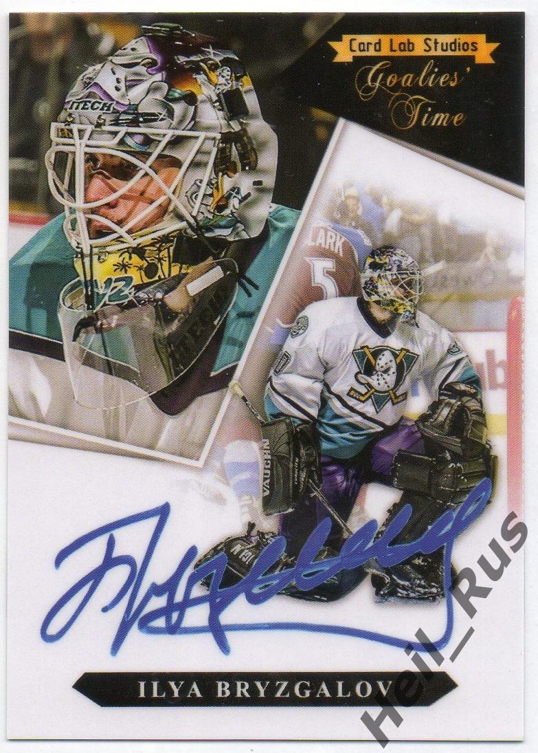 Хоккей. Карточка Илья Брызгалов (Anaheim Mighty Ducks/Анахайм Дакс) НХЛ/NHL