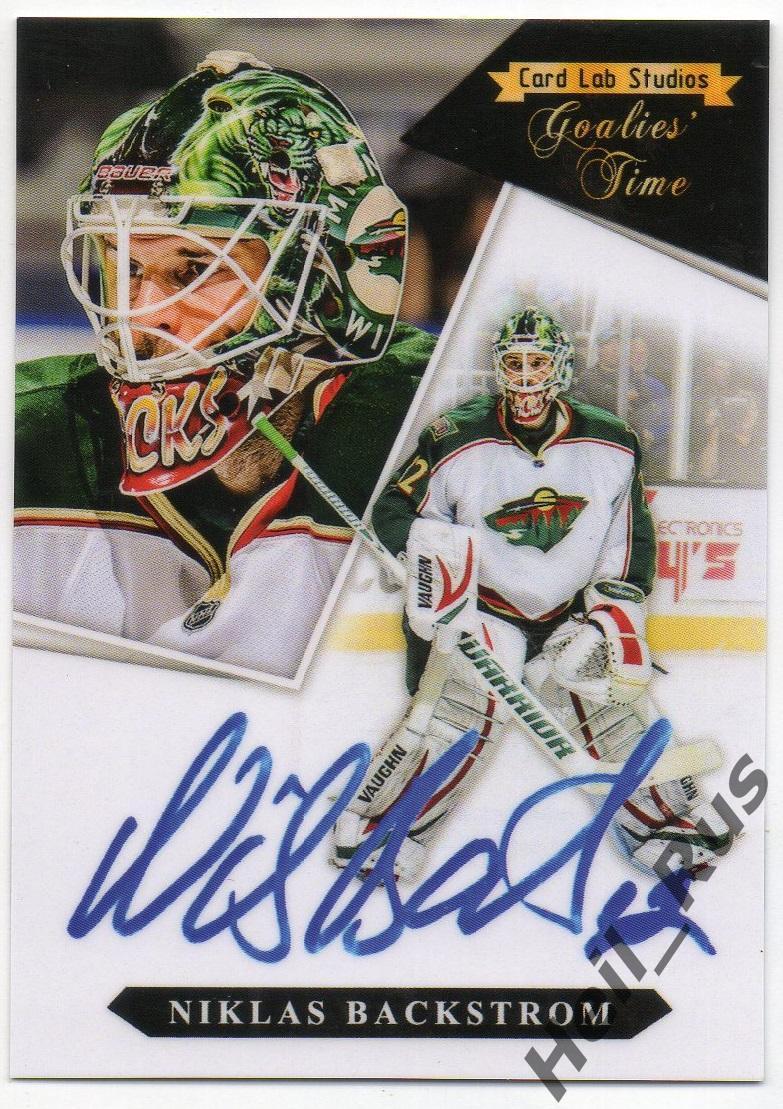 Карточка Niklas Backstrom/Никлас Бекстрем Minnesota Wild/Миннесота Уайлд НХЛ/NHL