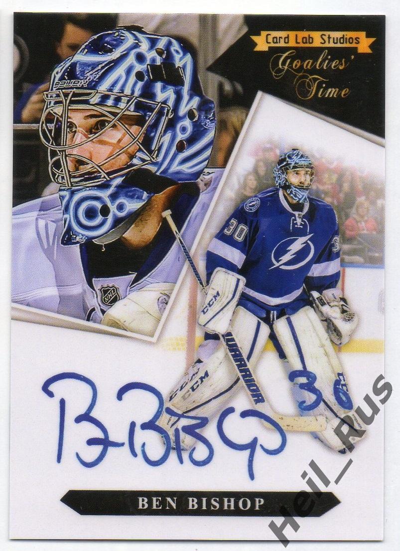 Хоккей. Карточка Ben Bishop/Бен Бишоп (Tampa Bay Lightning/Тампа-Бэй) НХЛ/NHL