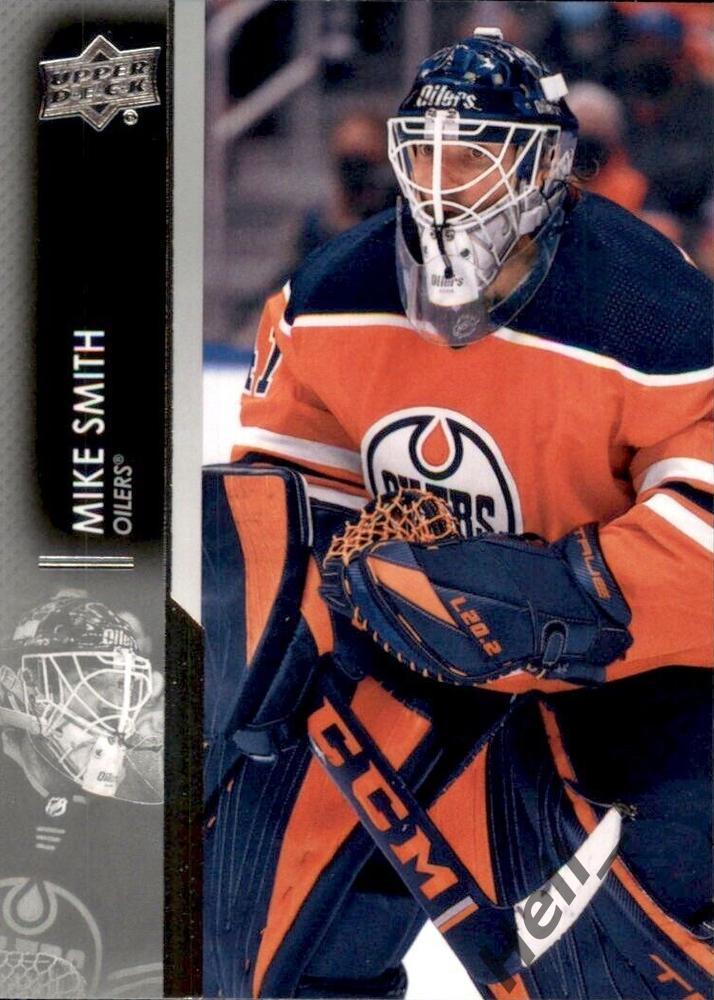 Хоккей. Карточка Mike Smith/Майк Смит (Edmonton Oilers/Эдмонтон Ойлерз) НХЛ/NHL