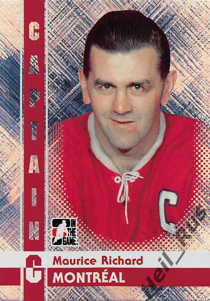 Хоккей. Карточка Maurice Richard/Морис Ришар Montreal Canadiens/Монреаль НХЛ/NHL