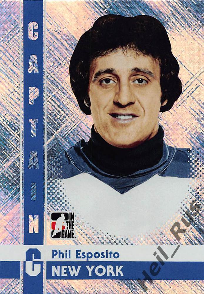 Карточка Phil Esposito/Фил Эспозито New York Rangers/Нью-Йорк Рейнджерс НХЛ/NHL