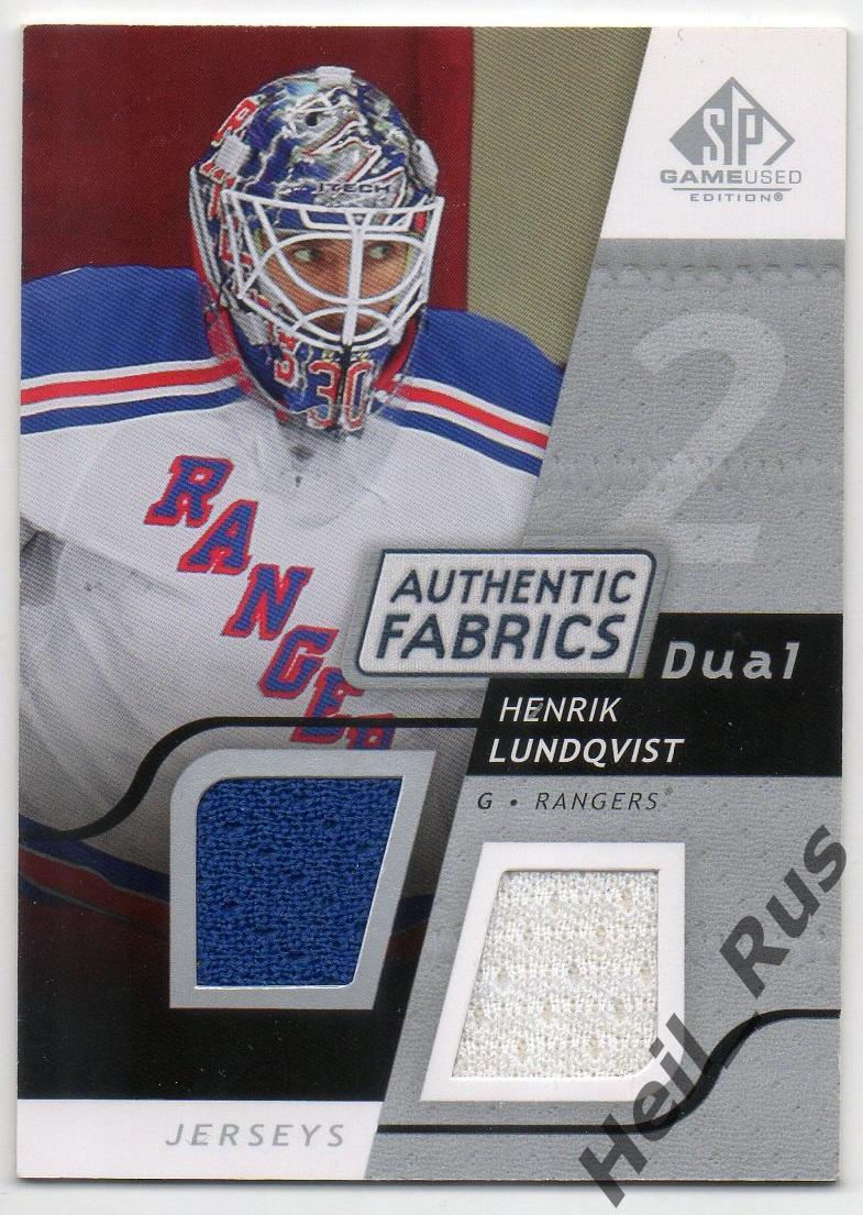 Хоккей; Карточка Henrik Lundqvist/Хенрик Лундквист (New York Rangers) НХЛ / NHL