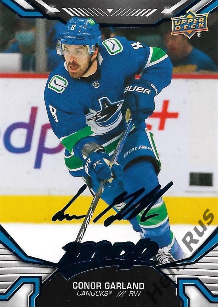 Хоккей. Карточка Conor Garland/Конор Гарланд Vancouver Canucks/Ванкувер НХЛ/NHL