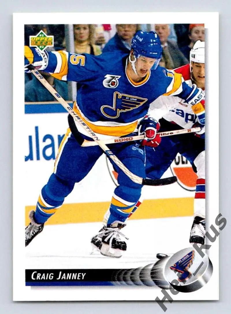 Хоккей Карточка Craig Janney/Крэйг Дженни St. Louis Blues/Сент-Луис Блюз НХЛ/NHL
