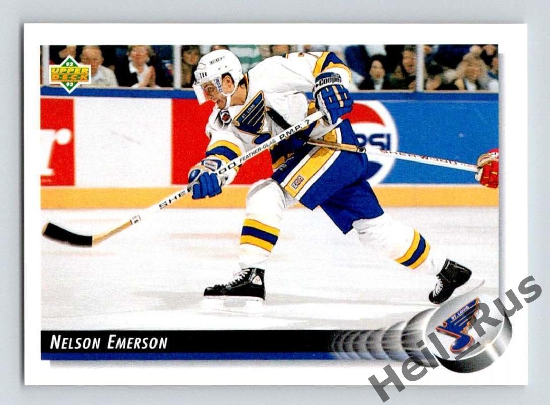Хоккей Карточка Nelson Emerson/Нельсон Эмерсон St. Louis Blues/Сент-Луис НХЛ-NHL