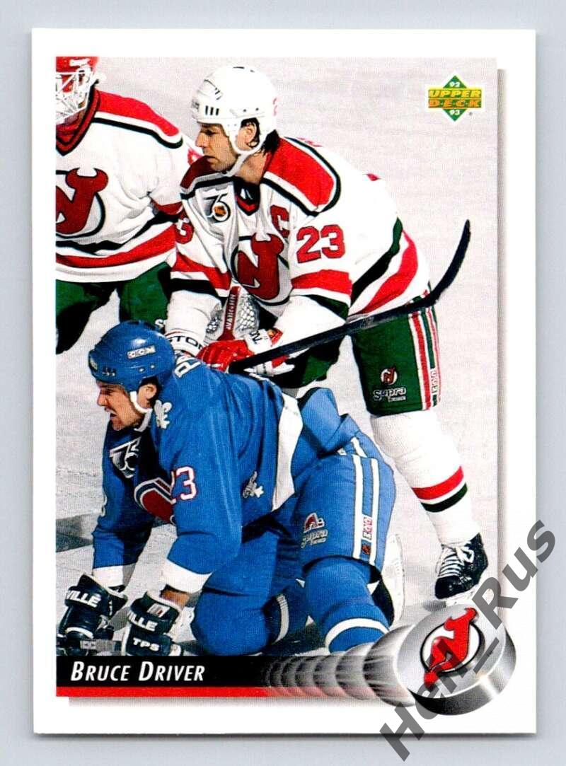 Карточка Bruce Driver/Брюс Драйвер (New Jersey Devils/Нью-Джерси Девилз) НХЛ/NHL