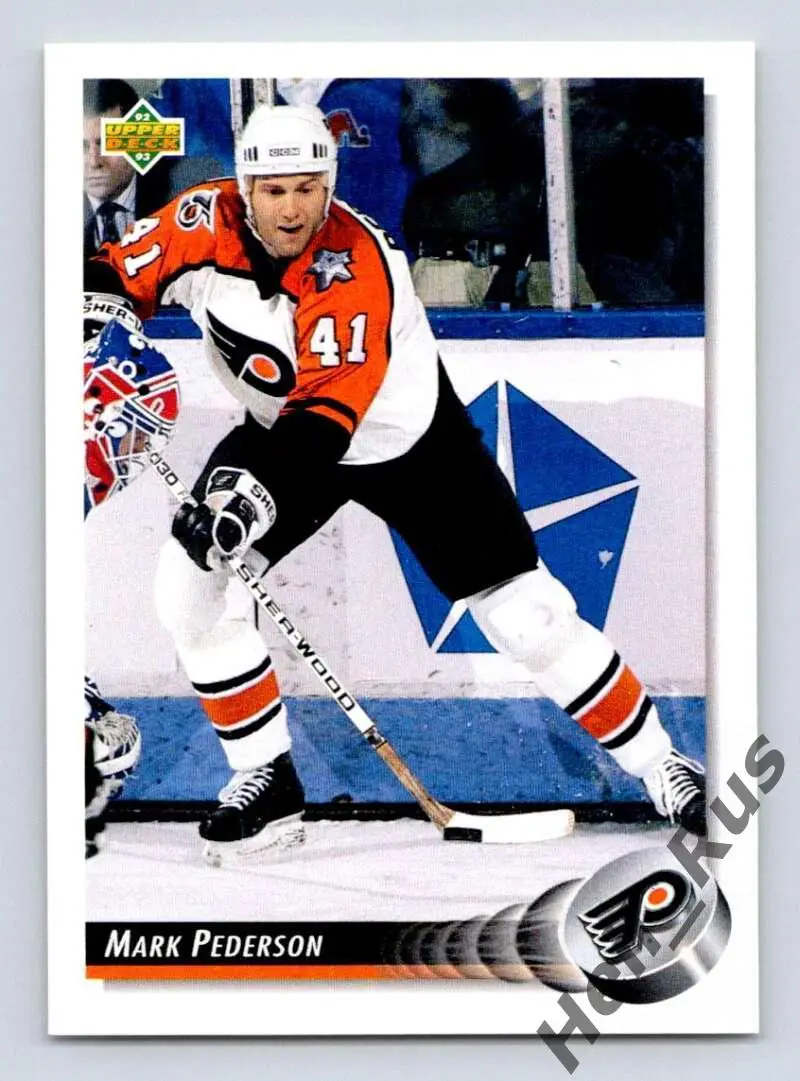 Карточка Mark Pederson/Марк Педерсон (Philadelphia Flyers/Филадельфия) НХЛ/NHL