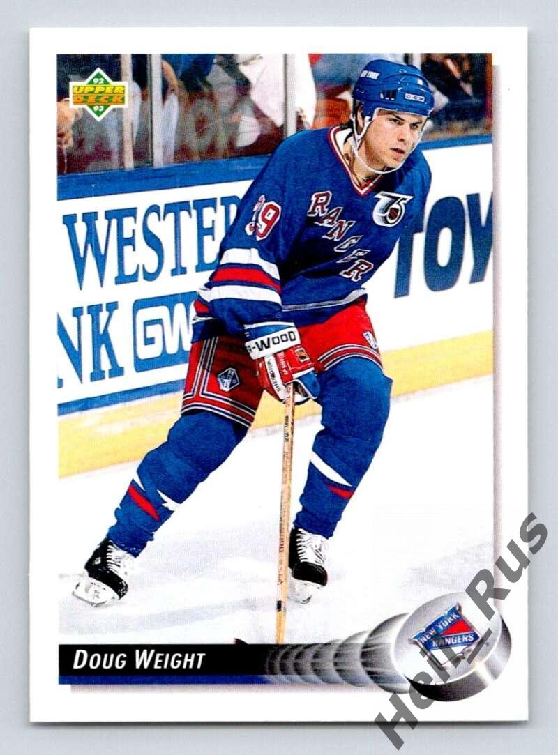 Хоккей Карточка Doug Weight/Дуг Уэйт New York Rangers/Нью-Йорк Рейнджерс НХЛ/NHL