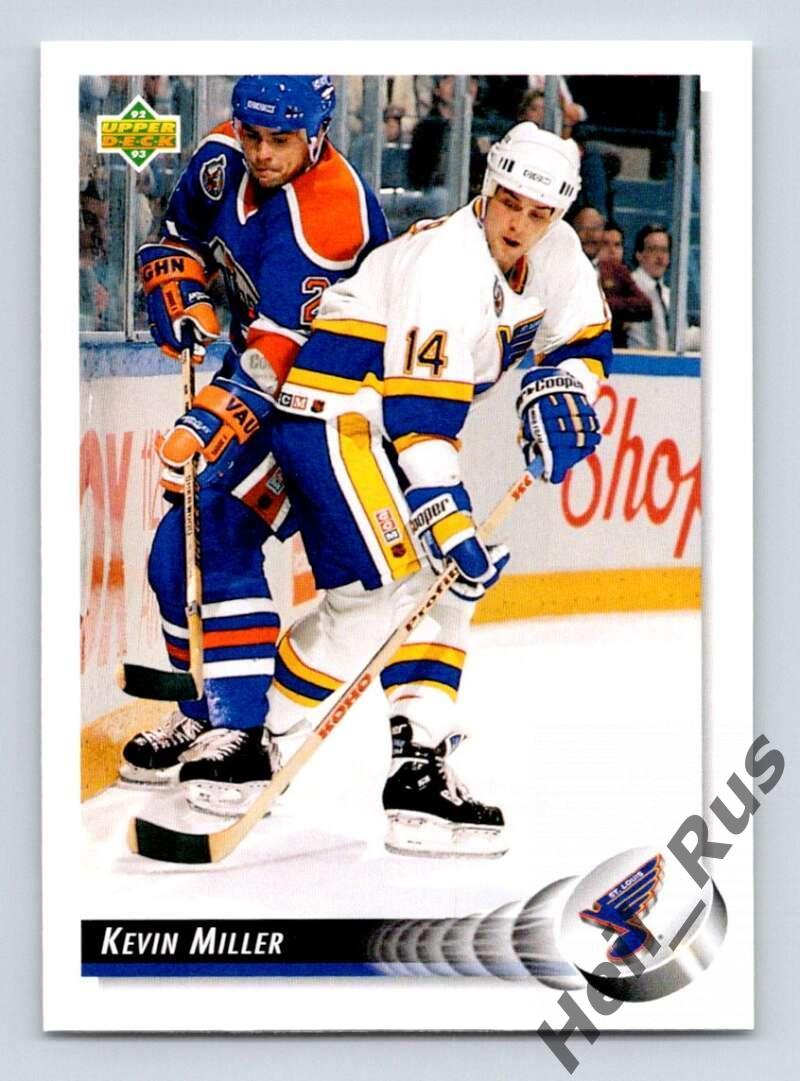 Хоккей Карточка Kevin Miller/Кевин Миллер St. Louis Blues/Сент-Луис Блюз НХЛ/NHL
