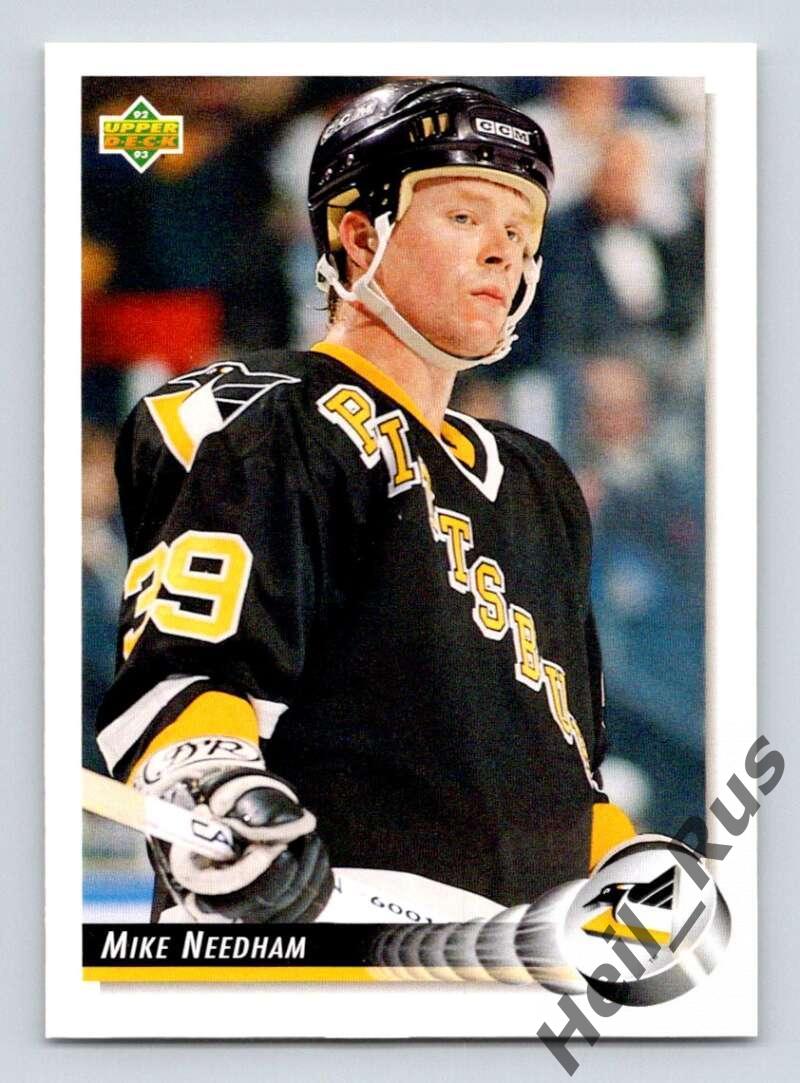 Хоккей. Карточка Mike Needham/Майкл Нидхэм Pittsburgh Penguins/Питтсбург НХЛ/NHL