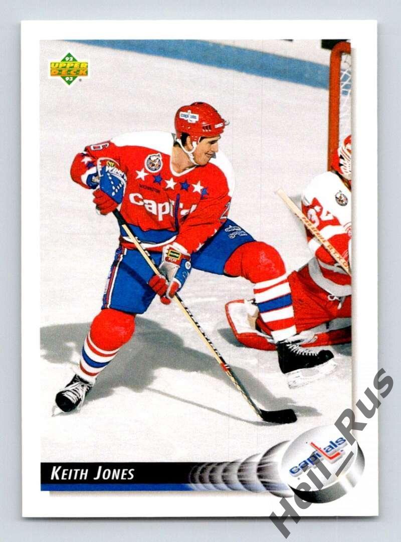 Хоккей. Карточка Keith Jones/Кит Джонс (Washington Capitals / Вашингтон) НХЛ/NHL