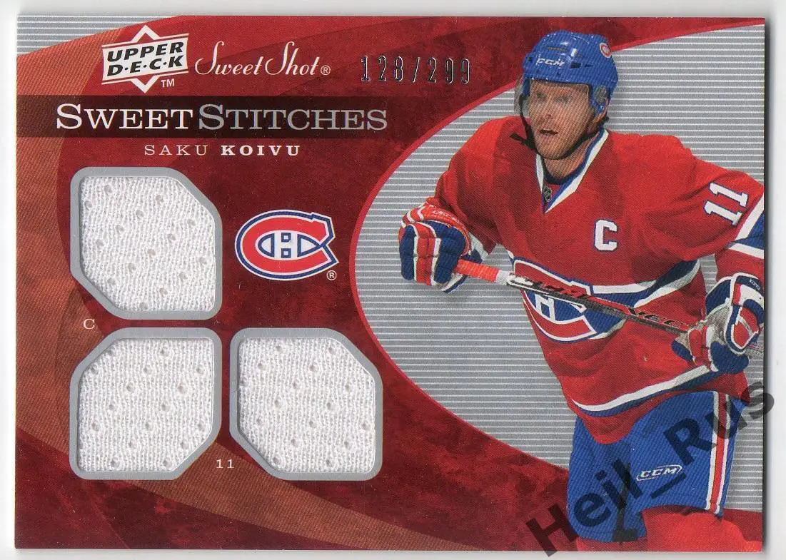Хоккей. Карточка Saku Koivu / Саку Койву (Montreal Canadiens / Монреаль) НХЛ/NHL
