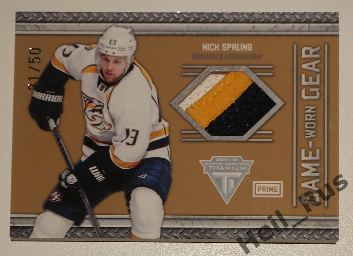 Хоккей. Карточка Nick Spaling/Ник Спейлинг (Nashville Predators/Нэшвилл) НХЛ/NHL