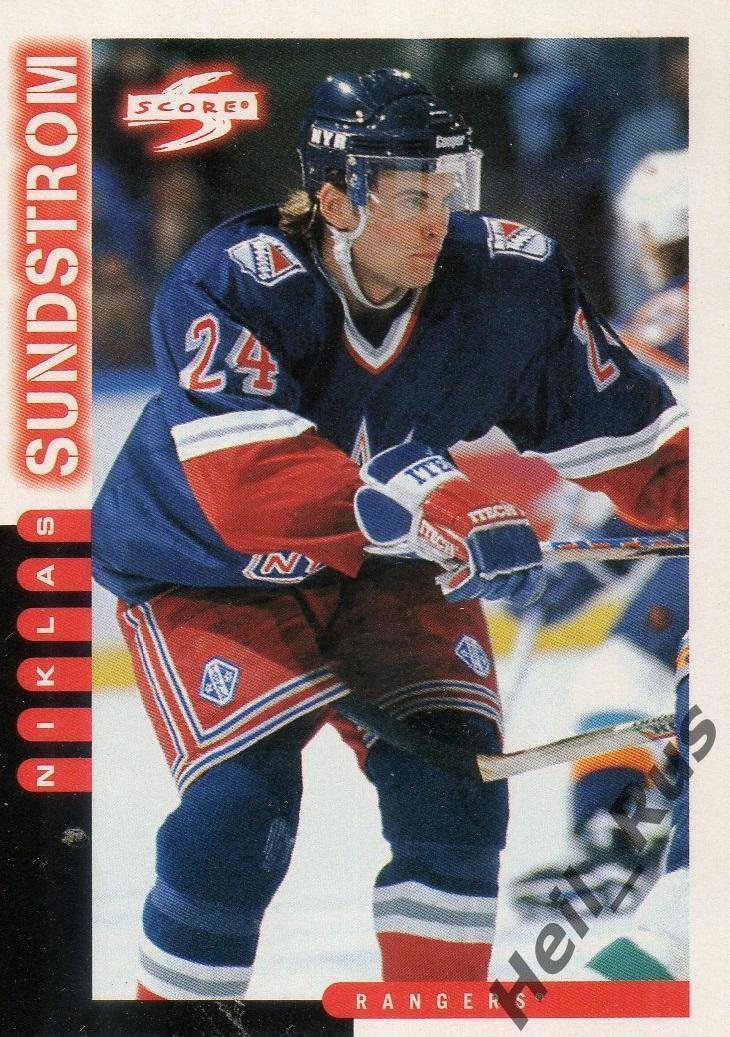 Хоккей. Карточка Niklas Sundstrom/Никлас Сундстрем (New York Rangers) НХЛ/NHL