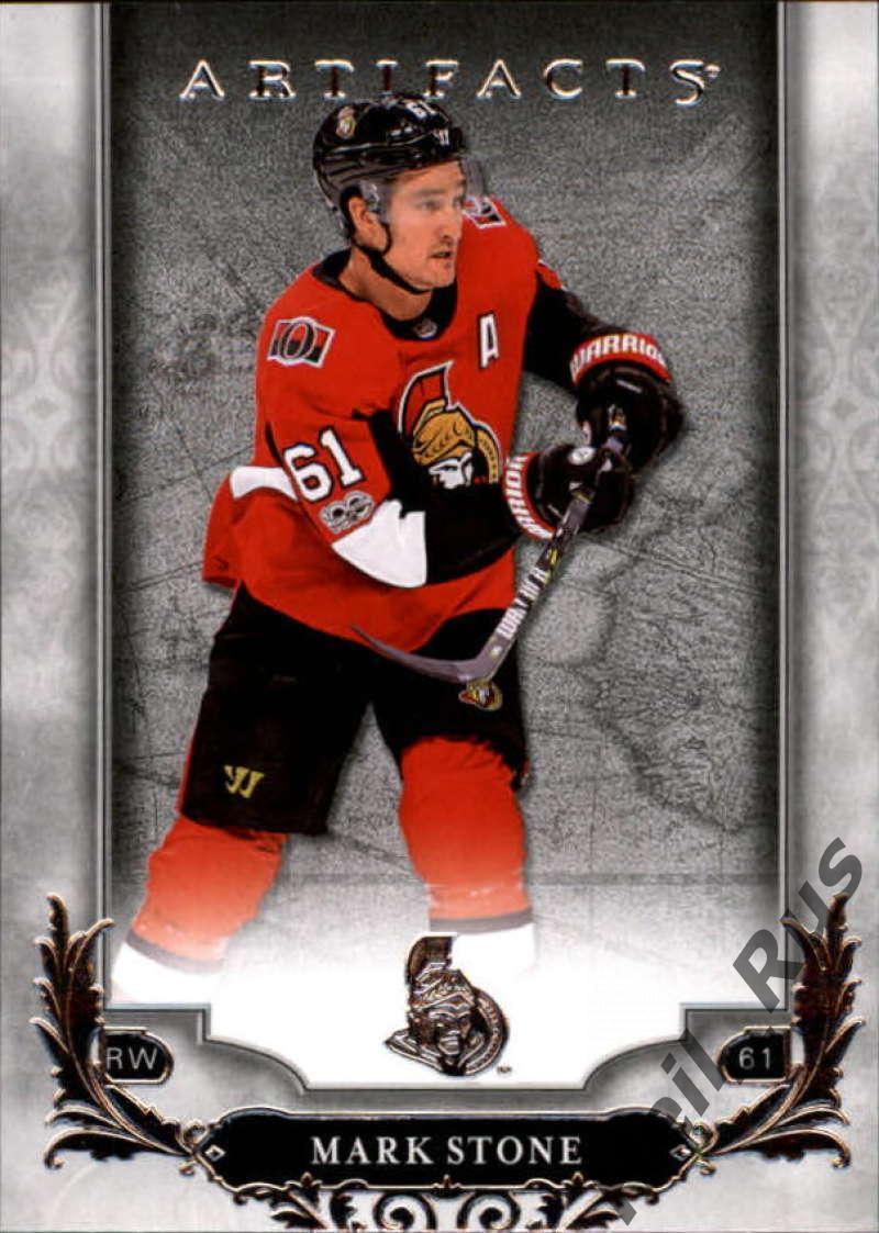 Хоккей; Карточка Mark Stone/Марк Стоун (Ottawa Senators/Оттава Сенаторз) НХЛ/NHL