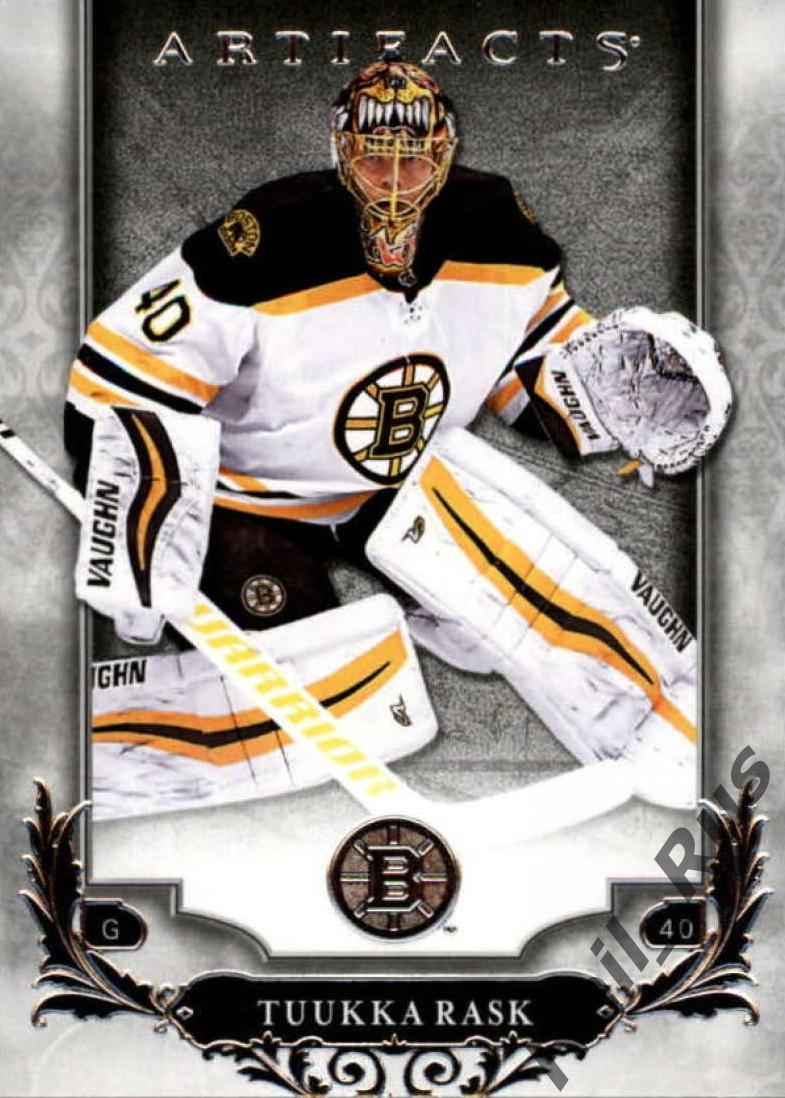 Хоккей; Карточка Tuukka Rask/Туукка Раск (Boston Bruins/Бостон Брюинз) НХЛ/NHL