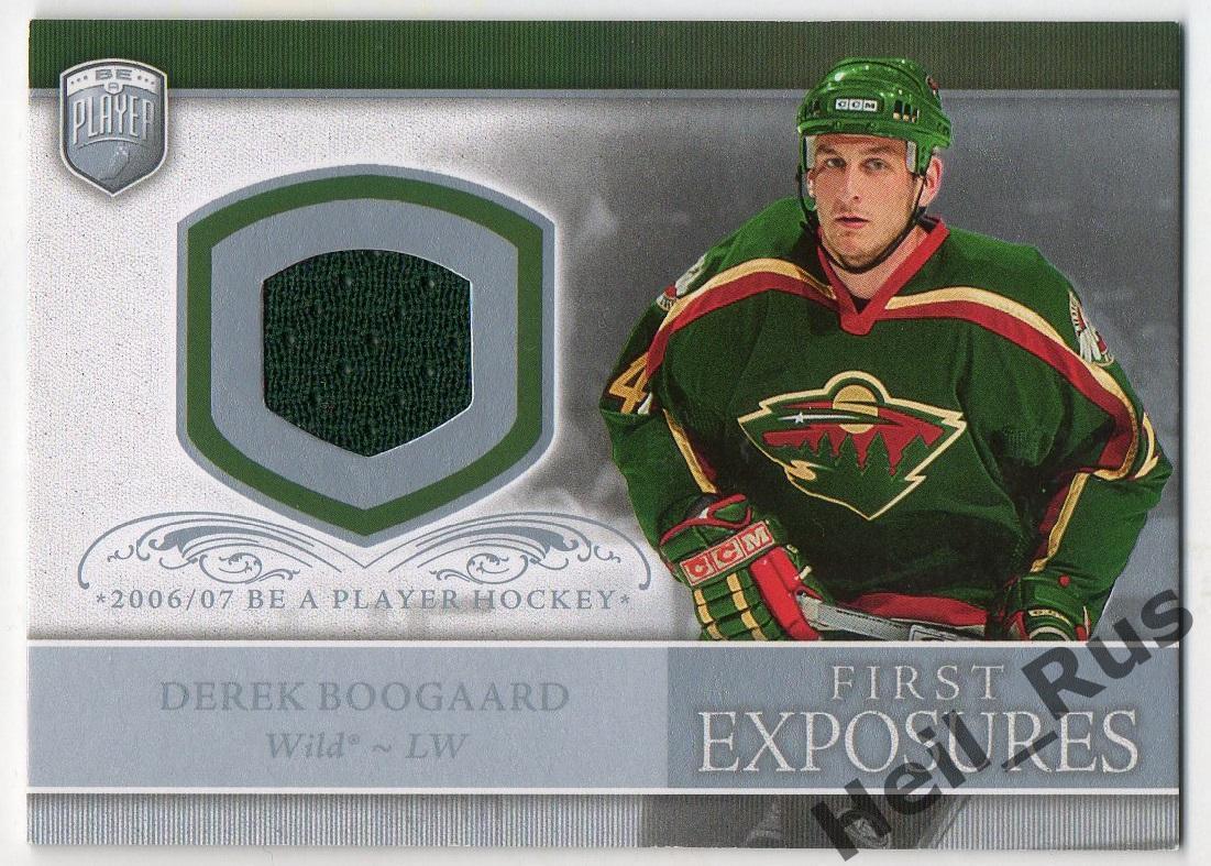 Хоккей. Карточка Derek Boogaard/Дерек Бугаард (Minnesota Wild/Миннесота) НХЛ/NHL