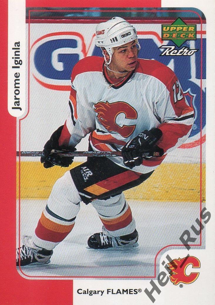 Хоккей; Карточка Jarome Iginla/Джером Игинла (Calgary Flames/Калгари) НХЛ/NHL