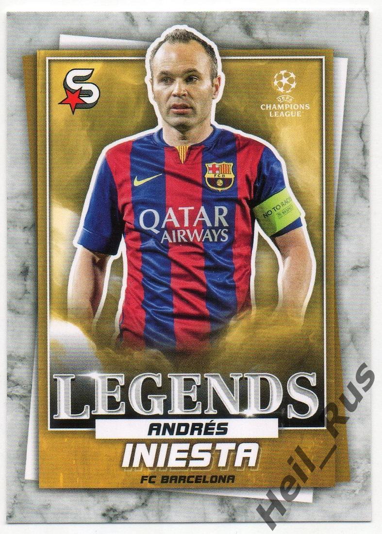 Футбол. Карточка Andres Iniesta/Андрес Иньеста Барселона Лига Чемпионов 2022-23