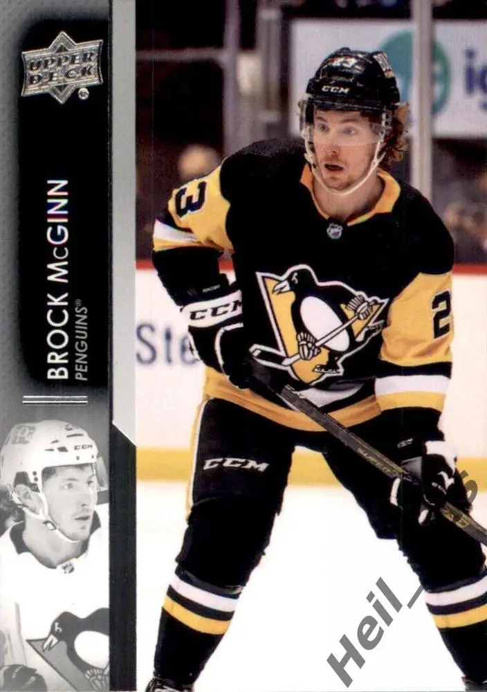 Хоккей. Карточка Brock McGinn/Брок Макгинн Pittsburgh Penguins/Питтсбург НХЛ/NHL