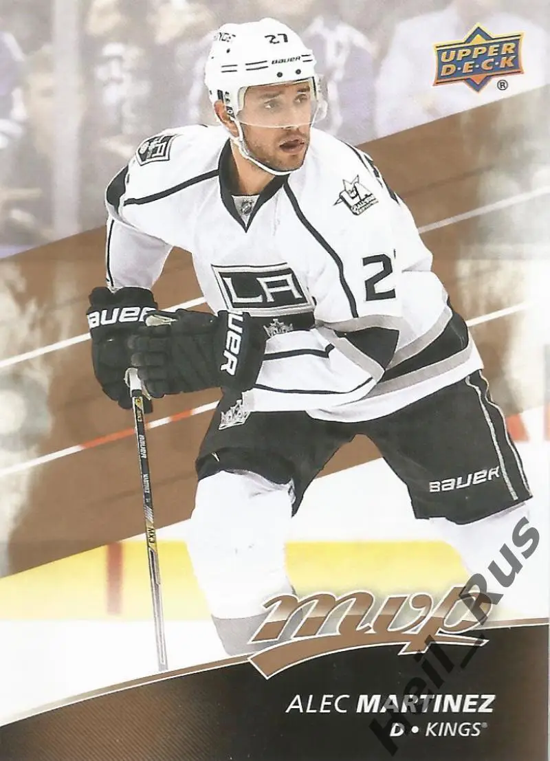 Карточка Alec Martinez/Алек Мартинес (Los Angeles Kings/Лос-Анджелес) НХЛ/NHL