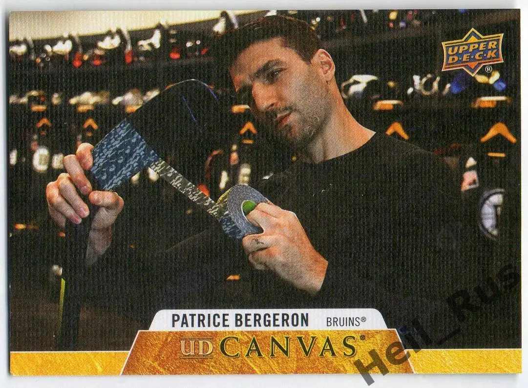 Хоккей. Карточка Patrice Bergeron/Патрис Бержерон Boston Bruins/Бостон НХЛ/NHL