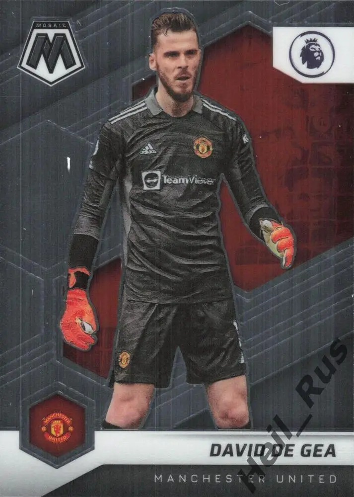 Футбол. Карточка Давид де Хеа (Манчестер Юнайтед, Атлетико Мадрид) АПЛ 2021-22