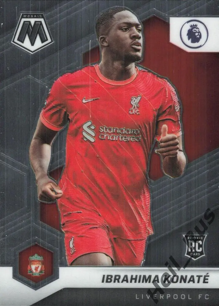 Футбол. Карточка Ibrahima Konate/Ибраима Конате (Ливерпуль) АПЛ 2021-22 Panini