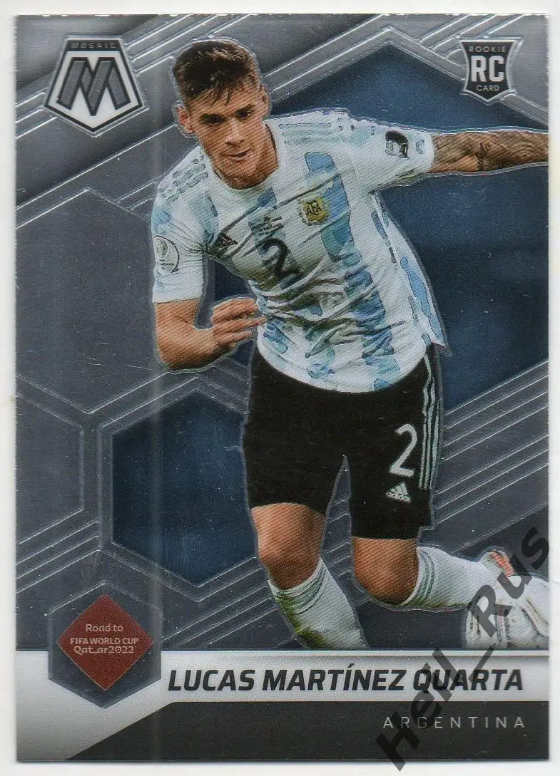 Футбол Карточка Лукас Мартинес Куарта (Аргентина, Фиорентина) 2022 Panini/Панини