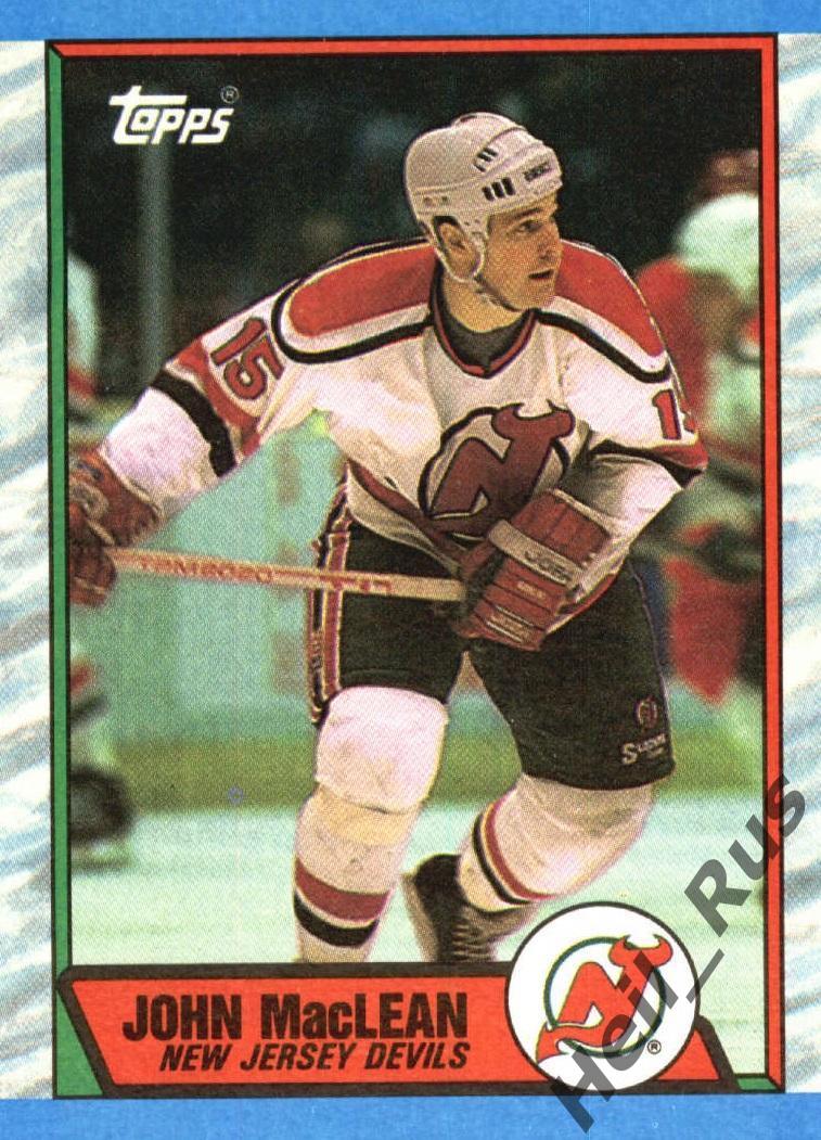 Карточка John MacLean/Джон Маклин (New Jersey Devils/Нью-Джерси Девилз) НХЛ/NHL