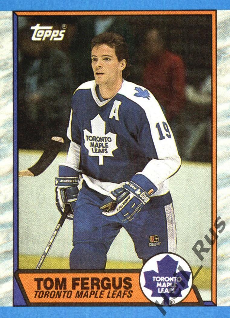Хоккей. Карточка Tom Fergus / Том Фергус (Toronto Maple Leafs / Торонто) НХЛ/NHL