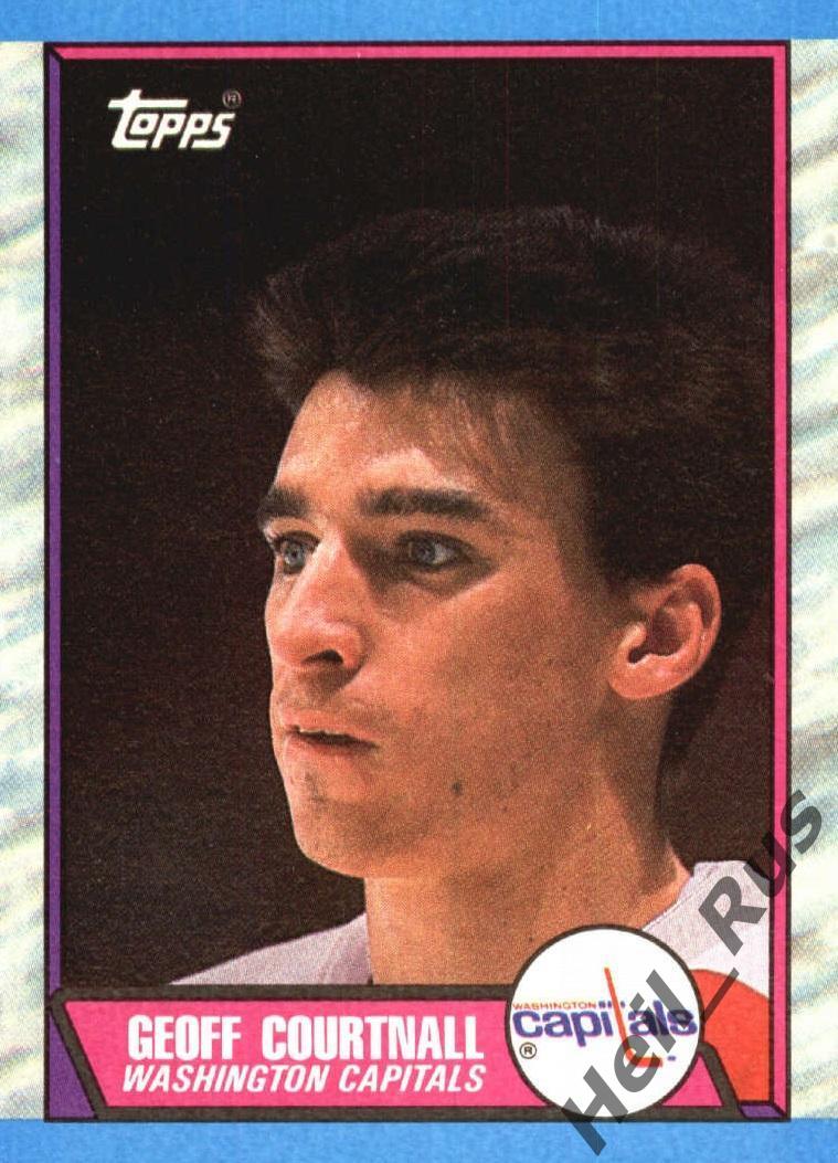 Карточка Geoff Courtnall/Джефф Куртнолл (Washington Capitals/Вашингтон) НХЛ/NHL