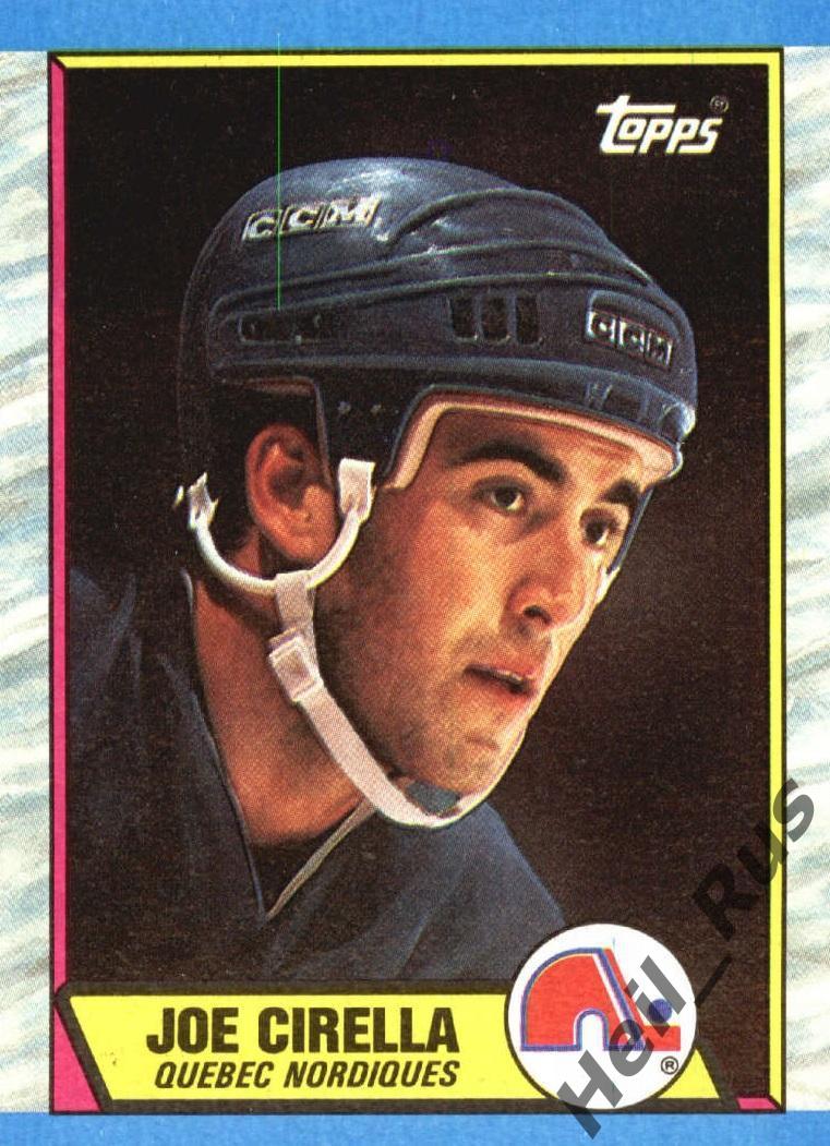 Хоккей. Карточка Joe Cirella/Джо Сирелла Quebec Nordiques/Квебек Нордикс НХЛ/NHL