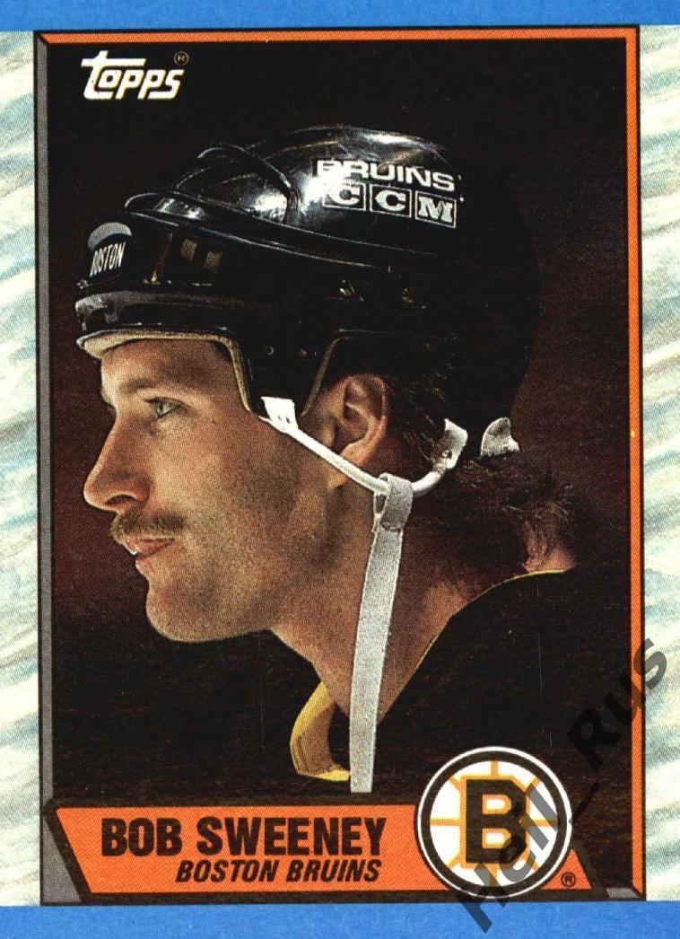 Хоккей. Карточка Bob Sweeney/Боб Суини (Boston Bruins / Бостон Брюинз) НХЛ/NHL