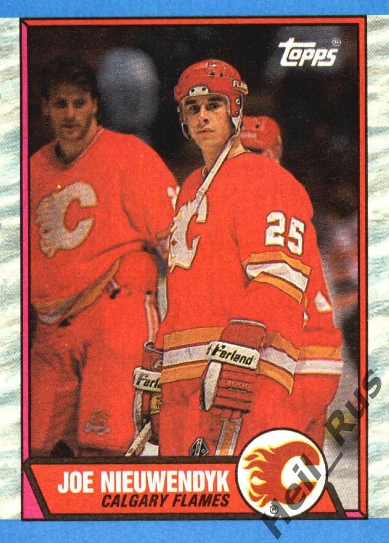 Хоккей. Карточка Joe Nieuwendyk/Джо Ньювендайк Calgary Flames/Калгари НХЛ/NHL
