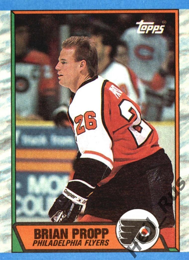 Хоккей Карточка Brian Propp/Брайан Пропп Philadelphia Flyers/Филадельфия НХЛ/NHL