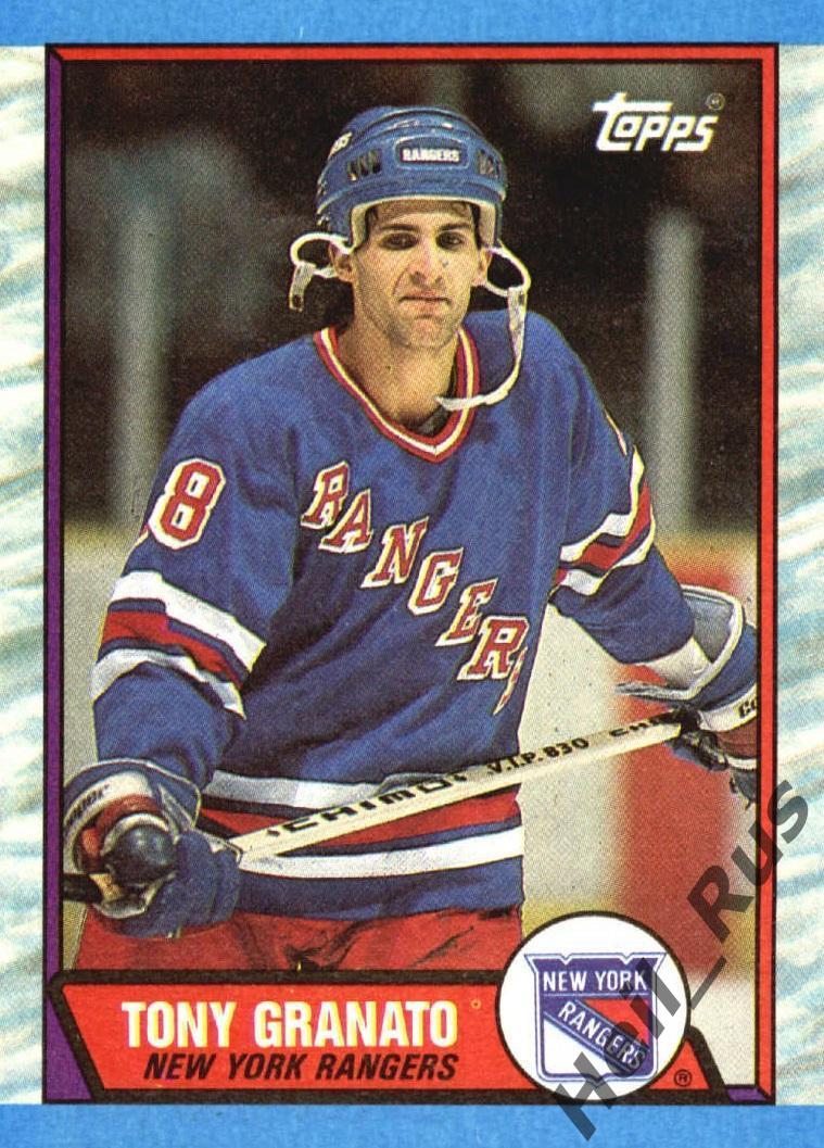 Карточка Tony Granato/Тони Гранато (New York Rangers/Нью-Йорк Рейнджерс) НХЛ/NHL