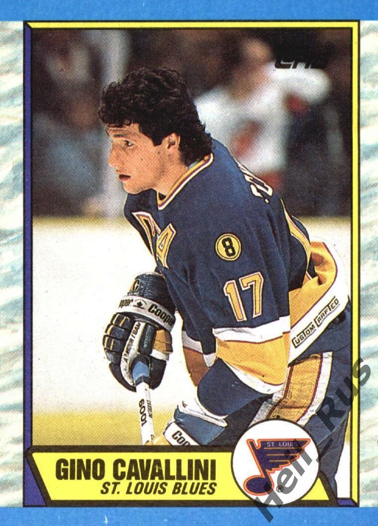 Хоккей Карточка Gino Cavallini/Джино Каваллини St. Louis Blues/Сент-Луис НХЛ-NHL