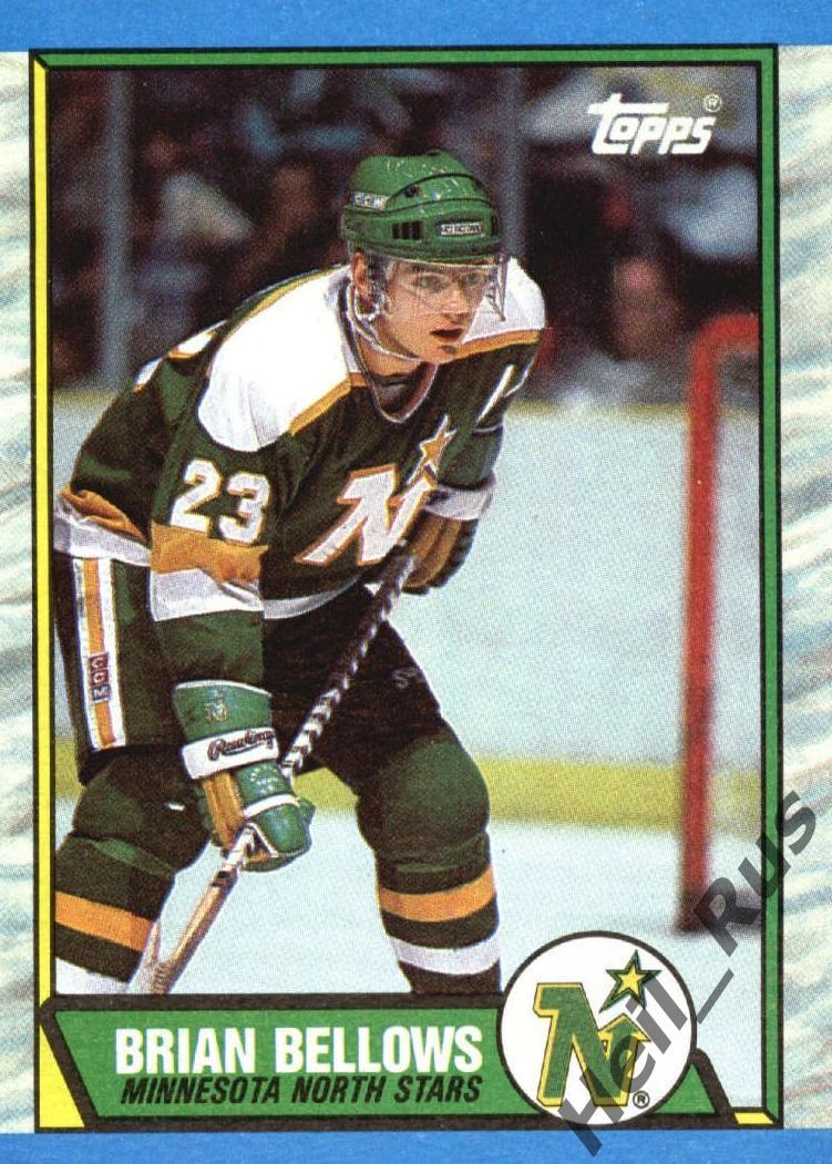Карточка Brian Bellows/Брайан Беллоуз (Minnesota North Stars/Миннесота) НХЛ/NHL