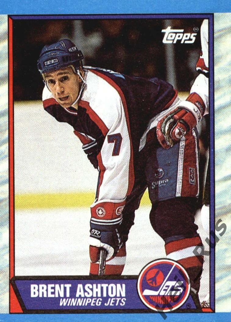 Хоккей Карточка Brent Ashton/Брент Эштон (Winnipeg Jets/Виннипег Джетс) НХЛ/NHL