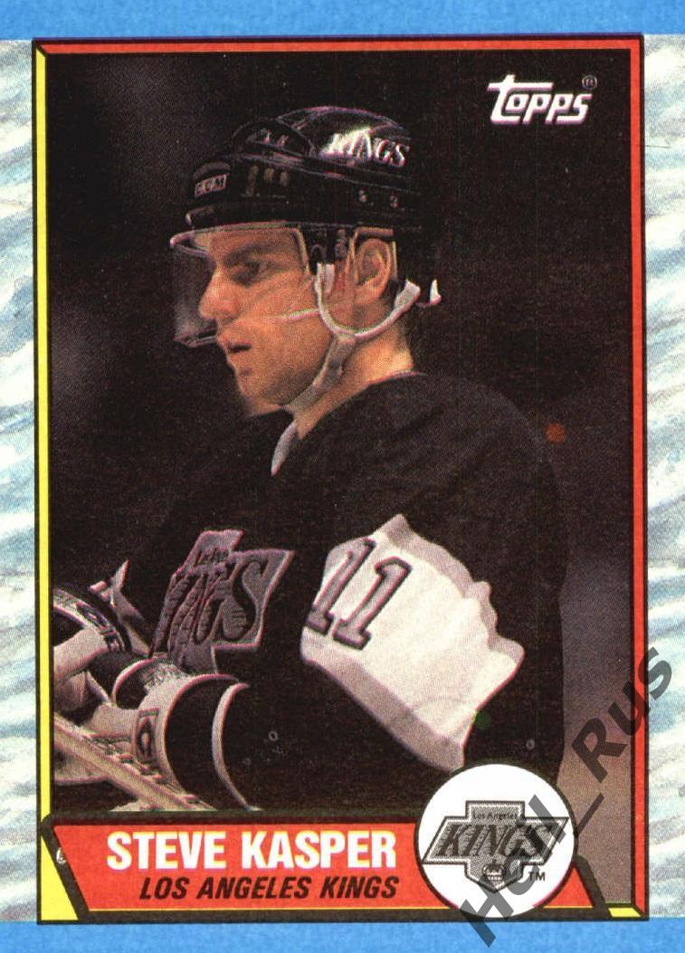 Карточка Steve Kasper/Стив Каспер (Los Angeles Kings/Лос-Анджелес Кингз) НХЛ/NHL