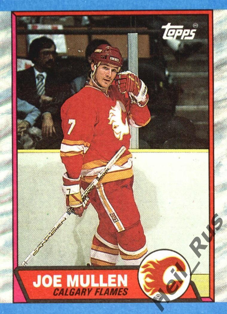 Хоккей. Карточка Joe Mullen/Джо Маллен (Calgary Flames/Калгари Флэймз) НХЛ/NHL
