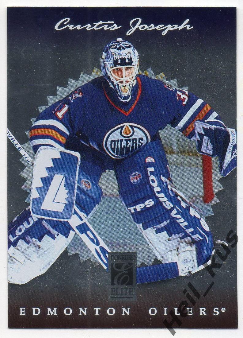 Хоккей. Карточка Curtis Joseph/Кертис Джозеф (Edmonton Oilers/Эдмонтон) НХЛ/NHL