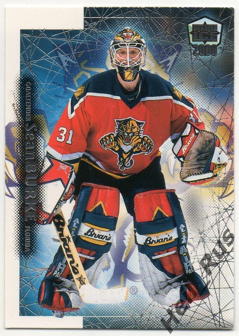 Хоккей. Карточка Sean Burke/Шон Бурк (Florida Panthers/Флорида Пантерз) НХЛ/NHL