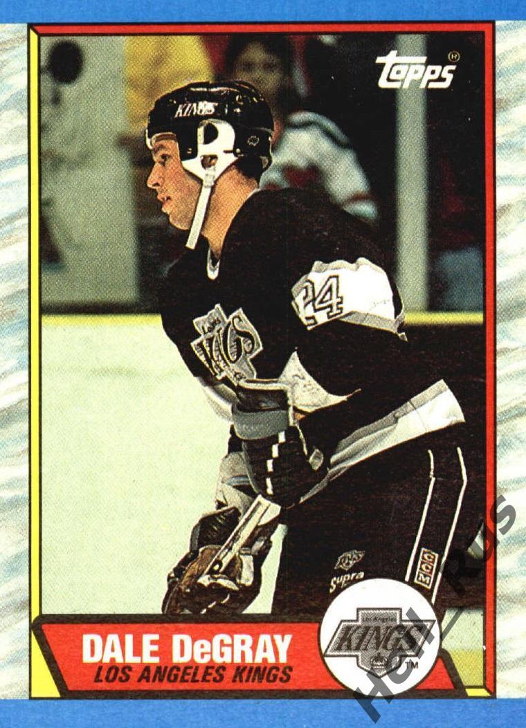 Карточка Dale DeGray/Дейл Дегрей (Los Angeles Kings/Лос-Анджелес Кингз) НХЛ/NHL